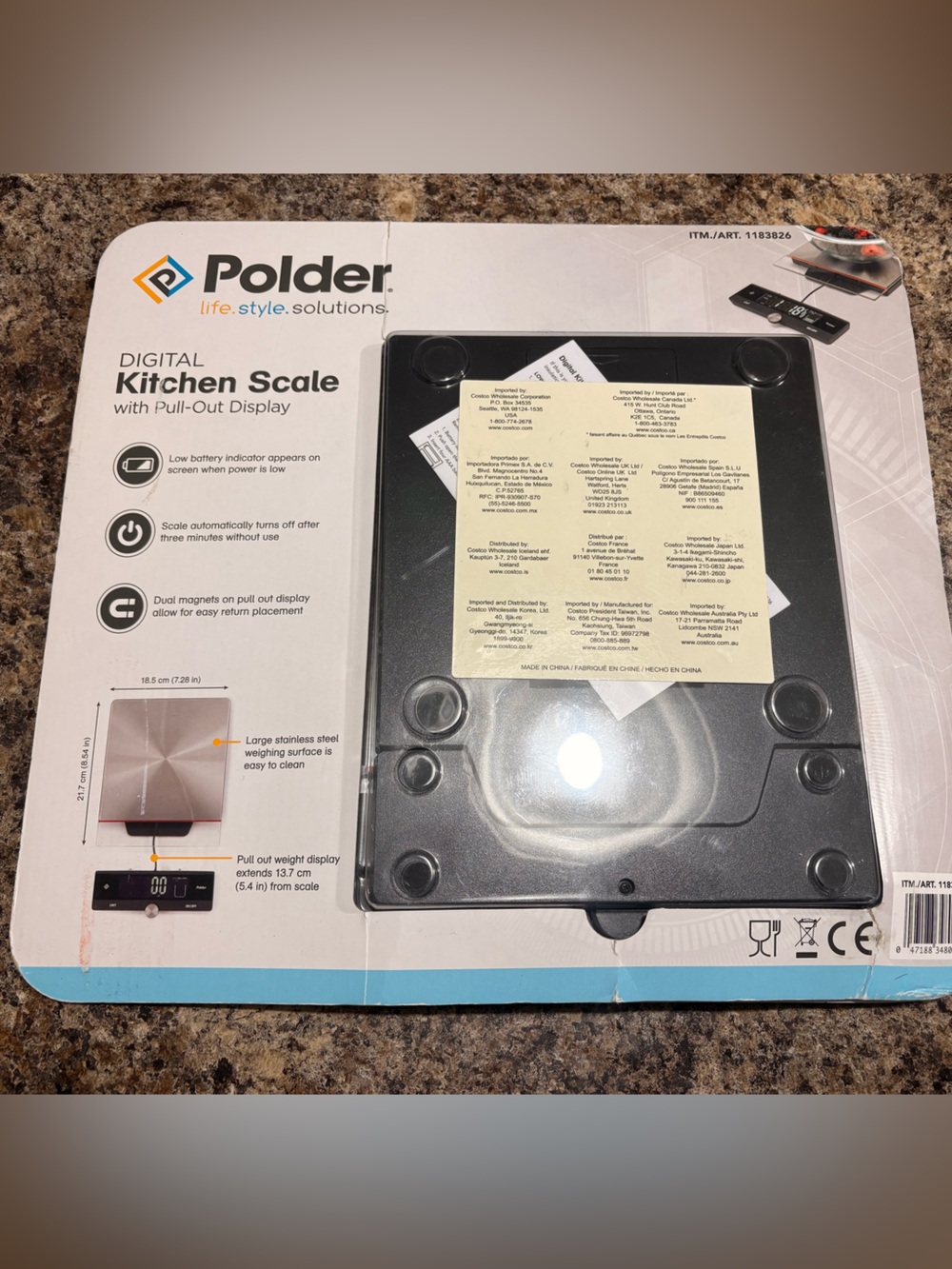 Kitchen Scale Packaging - Picture 2 of 2